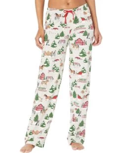 Little Blue House By Hatley Country Christmas Jersey Pajama Pants