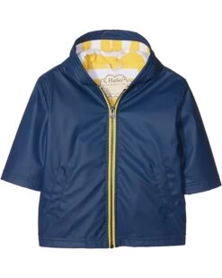 Hatley Kids Navy & Yellow Splash Jacket (Toddler/Little Kids/Big Kids)