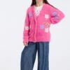 Hatley Pink Soft Floral Cardigan -Fashion Cutting Edge 834384s