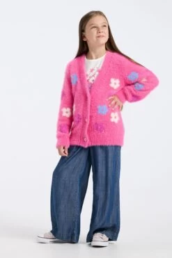 Hatley Pink Soft Floral Cardigan