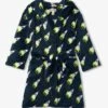 Hatley Blue Rocket Man Fleece Robe
