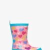 Hatley Pink Colourful Hearts My 1st Rain Boots -Fashion Cutting Edge D48945s