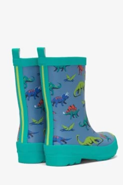 Hatley Blue Dangerous Dinos Matte Boots -Fashion Cutting Edge D49912s4