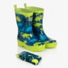 Hatley Boys Blue Real Dinos Rain Boots & Socks -Fashion Cutting Edge hatley boys blue real dinos rain boots socks 524919 92072ea682abdd2ff3fb541125ceaa8b7b9e95f0