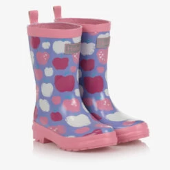 Hatley Purple Apple Rainboots